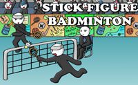 Stick Figure Badminton